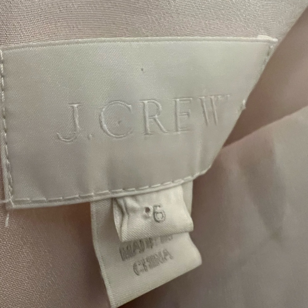 J.Crew Cream Fit & Flare Mini Dress – Bridal Shower / Graduation – Size 6 - Picture 4 of 4